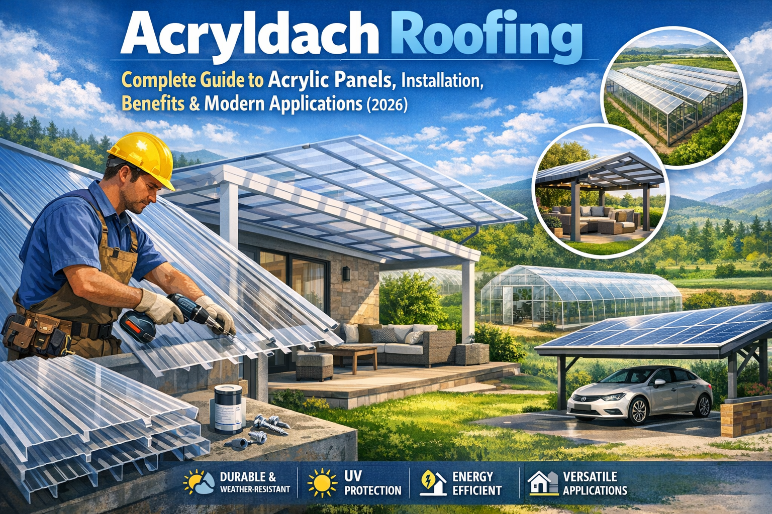 Acryldach Roofing: Complete Guide to Acrylic Panels, Installation, Benefits & Modern Applications (2026)