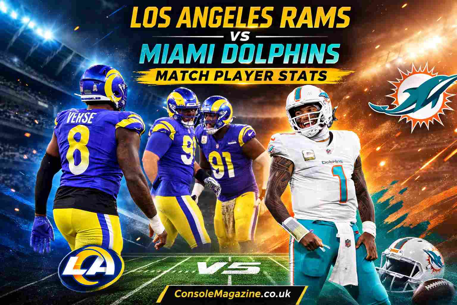 Los Angeles Rams vs Miami Dolphins Match Player Stats: Complete Breakdown, Key Performances & Game Analysis