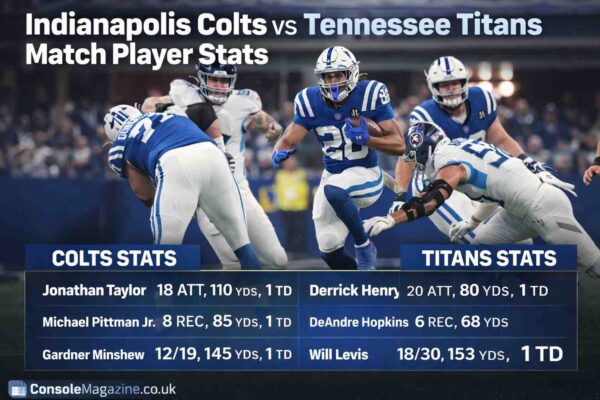 Indianapolis Colts vs Tennessee Titans Match Player Stats 2026: Complete Game Analysis, Player Performance, and Historical Trends
